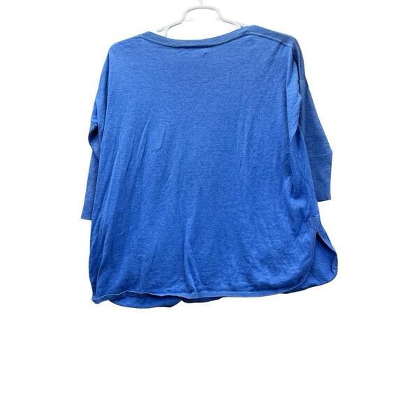Lilly Pulitzer | Cobo Blue Pull Over Boatneck Oversized Sweater With Pockets | S - Picture 6 of 16
